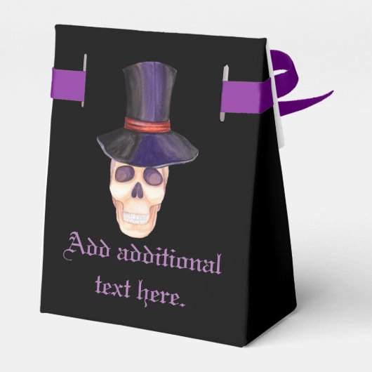 Portrait A Skeleton Gevor Box Geschenkschachtel (Rückseite)