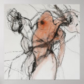 portrait, abstraction, watercolor, art poster  (Vorne)