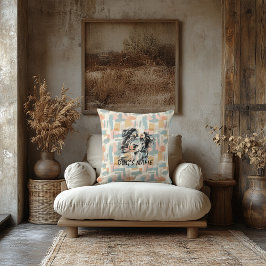 Portrait Abstrakt Back Kissen