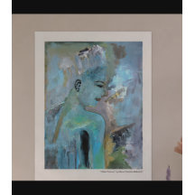 Portrait Abstrakte Gemälde von Woman