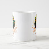 Portrait afrikanischer Frauen mit Sonnenuntergang Jumbo-Tasse (Vorderseite)