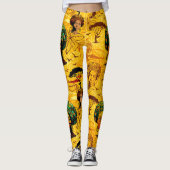 Portrait afrikanischer Frauen mit Sonnenuntergang Leggings (Vorderseite)