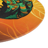 Portrait afrikanischer Frauen mit Sonnenuntergang Schneidebrett (Ecke)