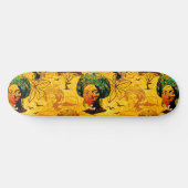 Portrait afrikanischer Frauen mit Sonnenuntergang Skateboard (Horizontal)