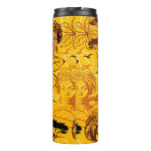 Portrait afrikanischer Frauen mit Sonnenuntergang Thermosbecher (Rückseite)