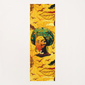 Portrait afrikanischer Frauen mit Sonnenuntergang Yogamatte (Vorderseite)