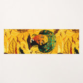 Portrait afrikanischer Frauen mit Sonnenuntergang Yogamatte (Vorderseite (Horizontal))