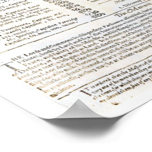 Portrait Algernon Percy Poster (Ecke)