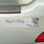 Portrait "Angel Kitty" Autoaufkleber (Auf Auto)
