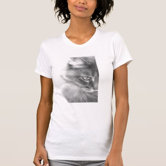 Portrait "Angel Kitty" T-Shirt (Vorderseite)