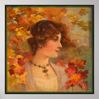 Portrait Antique Poster