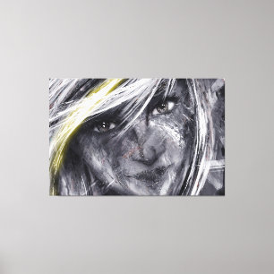 Portrait Art Leinwanddruck