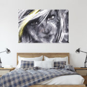 Portrait Art Leinwanddruck (Insitu (Schlafzimmer))
