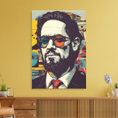 Portrait Art Leinwanddruck (Insitu (Wohnzimmer))