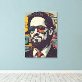 Portrait Art Leinwanddruck (Insitu (Holzboden))