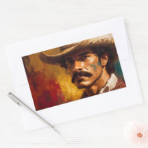 Portrait Art mexican Hut Modemann mutig