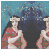 Portrait Art Stoff (Nahaufnahme)