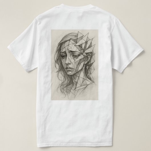 Portrait Art T-Shirt (Design Rückseite)