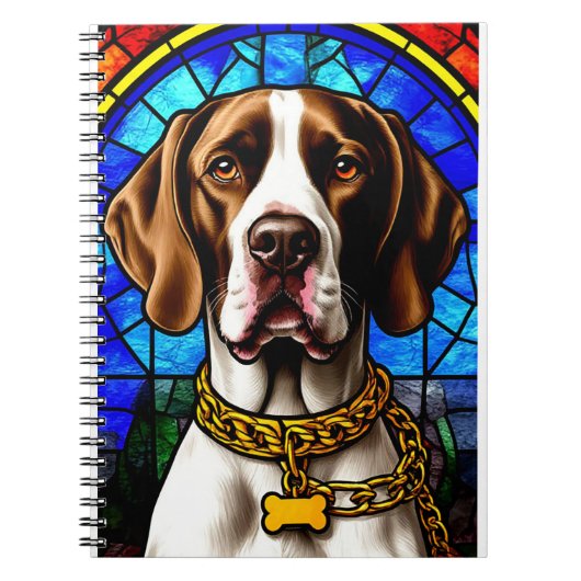 Portrait aus verkettetem Glas Notizblock (Vorderseite)