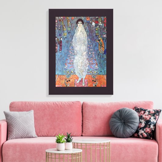 Portrait Baroness Elisabeth Bacchofen Echt, Klimt Leinwanddruck (Insitu (Wohnzimmer))