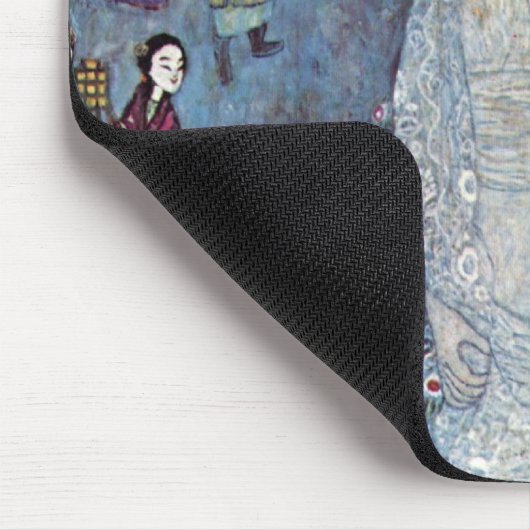 Portrait Baroness Elisabeth Bacchofen Echt, Klimt Mousepad (Ecke)