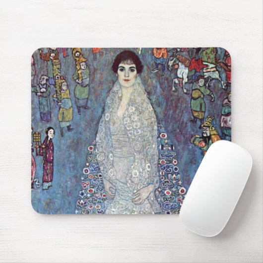 Portrait Baroness Elisabeth Bacchofen Echt, Klimt Mousepad (Mit Mouse)