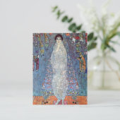 Portrait Baroness Elisabeth Bacchofen Echt, Klimt Postkarte (Stehend Vorderseite)