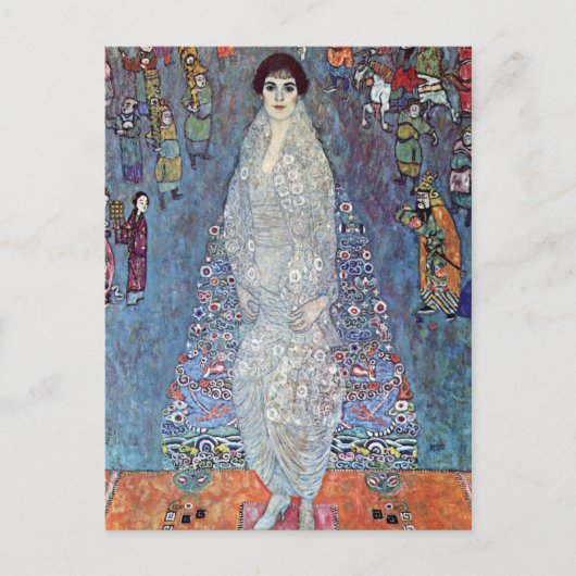 Portrait Baroness Elisabeth Bacchofen Echt, Klimt Postkarte (Vorderseite)