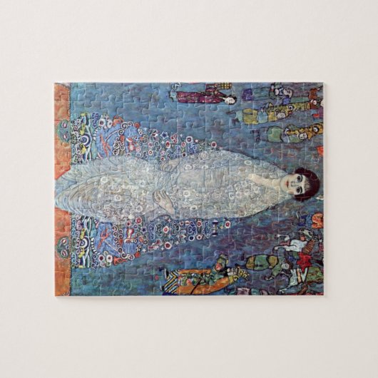 Portrait Baroness Elisabeth Bacchofen Echt, Klimt Puzzle (Horizontal)
