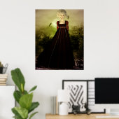 Portrait bei Sonnenuntergang Poster (Heimbüro)