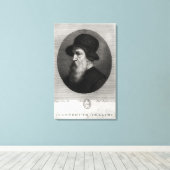 Portrait Benvenuto Cellini, graviert von Leinwanddruck (Insitu (Holzboden))