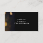 Portrait beruflicher Fotografen Visitenkarte (Rückseite)