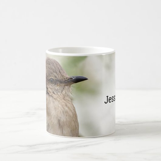Portrait-Bird-Foto Kaffeetasse (Mittel)