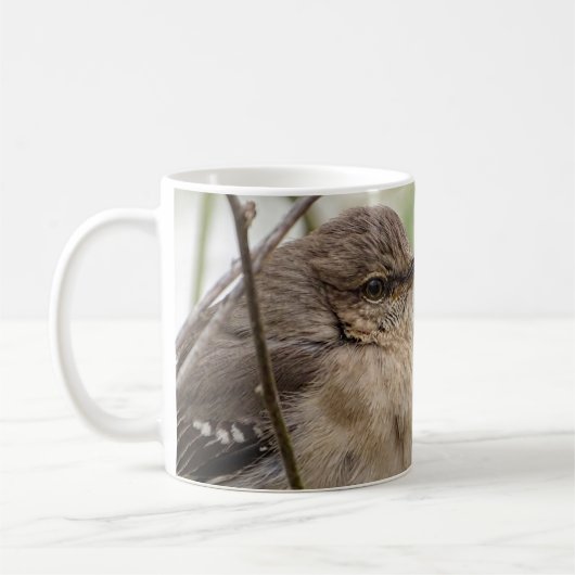 Portrait-Bird-Foto Kaffeetasse (Links)