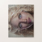 Portrait Blonde Smile Young Woman Puzzle (Vertikal)