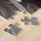 Portrait Brünett Blonde Smile Teeth Young Woman Puzzle (Seite)