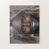 Portrait Brünett Blonde Smile Teeth Young Woman Puzzle (Vertikal)