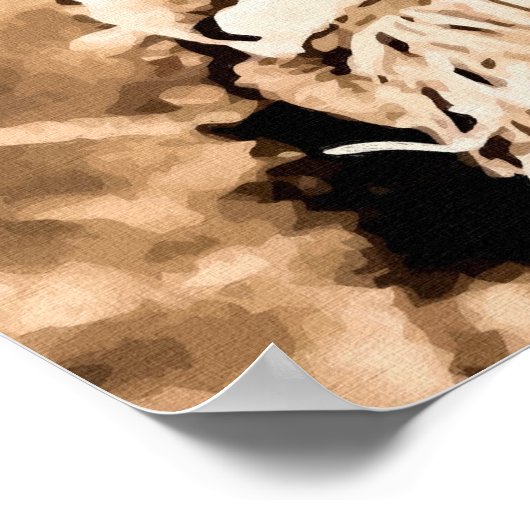 Portrait Buffalo Bill Cody Poster (Ecke)