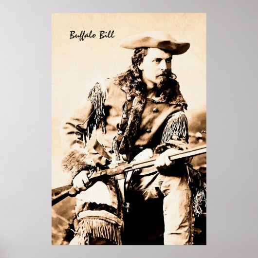 Portrait Buffalo Bill Cody Poster (Vorne)