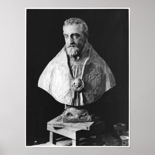 Portrait bust of Francois d'Escoubleau Poster (Vorne)