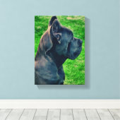 Portrait Cane Corso Leinwanddruck (Insitu (Holzboden))