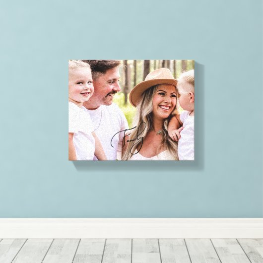 Portrait Canvas Print Leinwanddruck (Insitu (Holzboden))