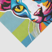 Portrait Cat Sphynx Pop Seidenpapier (Ausschnitt)