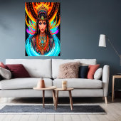Portrait: Chalchiuhtlicue Aztec Goddess | AI Art Poster