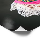 Portrait Chihuahua Frida Kalo Museum Meisterwerk Poster (Ecke)