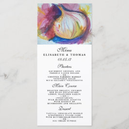 Portrait Collage Painting Artistic Menükarte