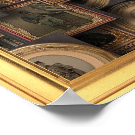 Portrait Collage zivil War Poster (Ecke)