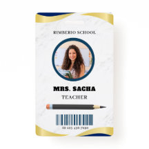 Portrait Company für blaue und goldene Lehrer