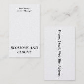 PORTRAIT CUSTOMIZABLE GESCHÄFTSKARTEN VISITENKARTE (Vorne/Hinten)