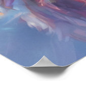 Portrait, Cute Dog Otterhound Poster (Ecke)